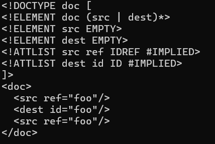 Example of a XML file in our seed corpus.